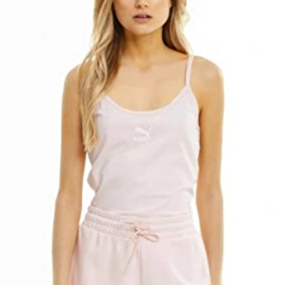 Puma Spaghetti String Logo Tank Top NWT